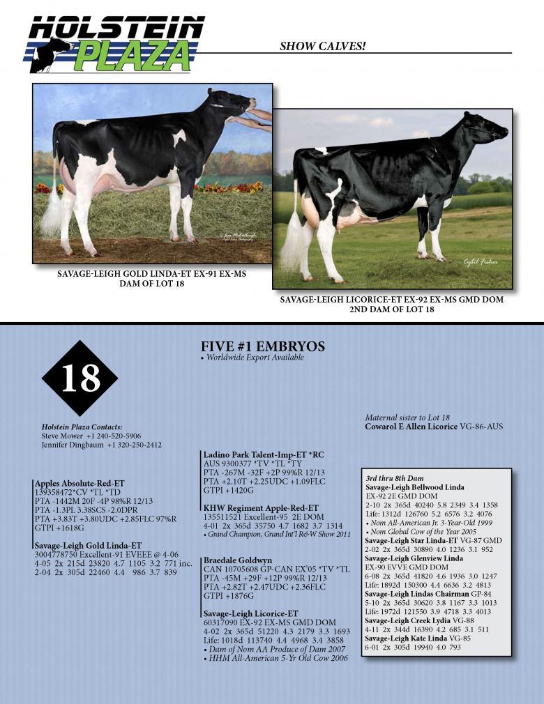 Datasheet for ABSOLUTE-RED x Savage-Leigh Gold Linda