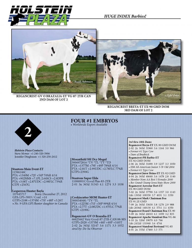 Datasheet for MAIN EVENT x Lesperron Hunter Bayla